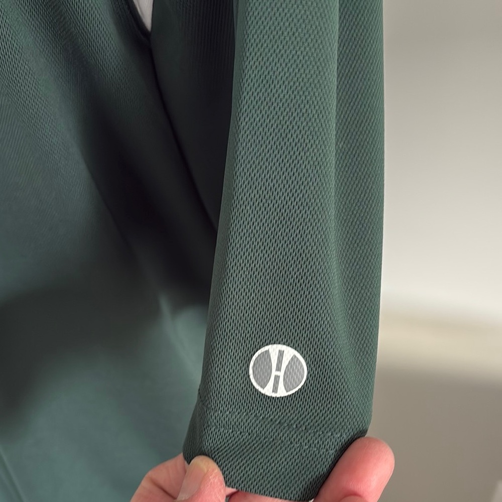 Holloway Green and White Performance Polo Shirt - Picture 4 of 9